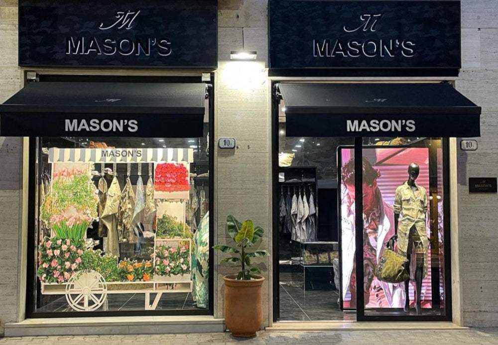 Mason's flagship stores: design and interior decoration
