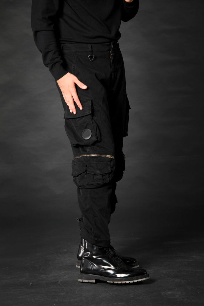 New Wilbour Multipocket man cargo pant in gabardine limited edition ①